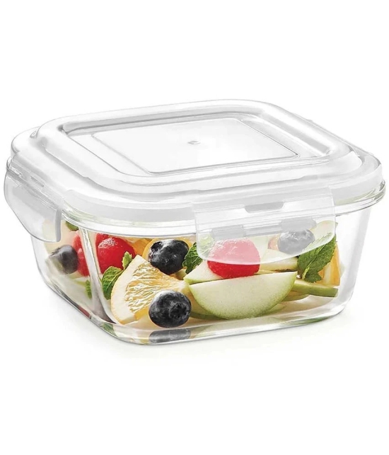 Oliveware Food storage Glass Transparent Food Container ( Set of 1 ) - Transparent