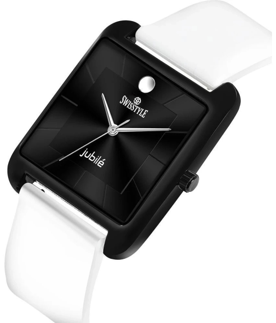 Swisstyle White Silicon Analog Mens Watch