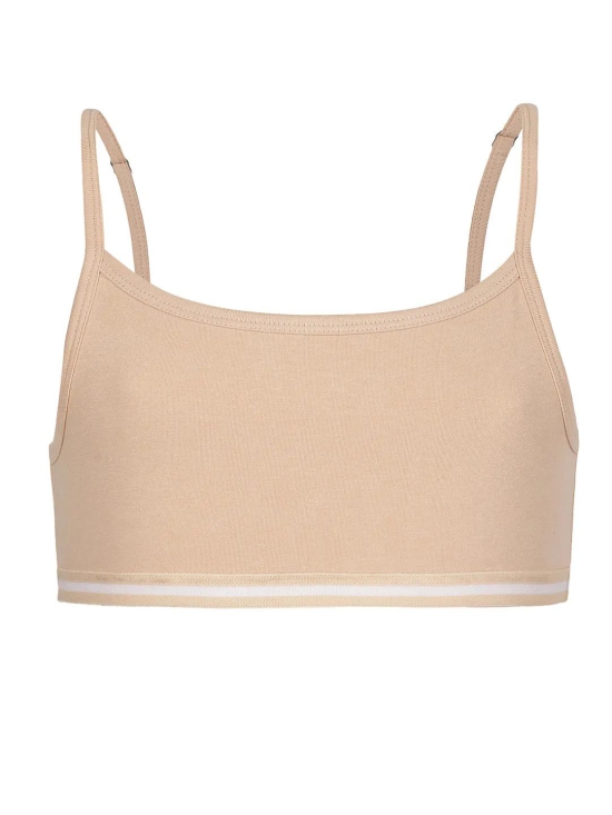 Girls Beginners Bra White & Nude color combo pack of 2-13-14 Years