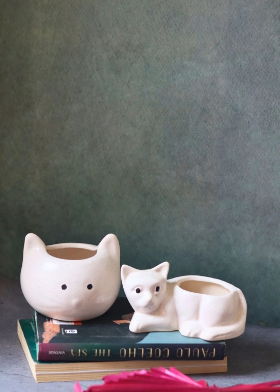 Cat & Kitty Planter