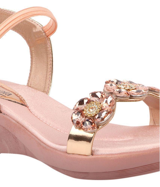 Shoetopia Pink Womens Sandal Heels - None