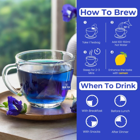 Butterfly Pea Flower Herbal Infusion - 200 Teabags