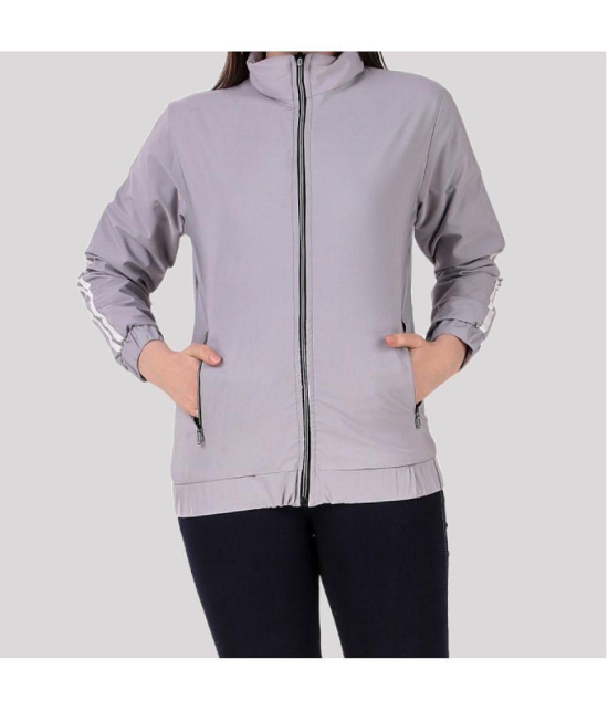 PPTHEFASHIONHUB - Polyester Grey Jackets - None