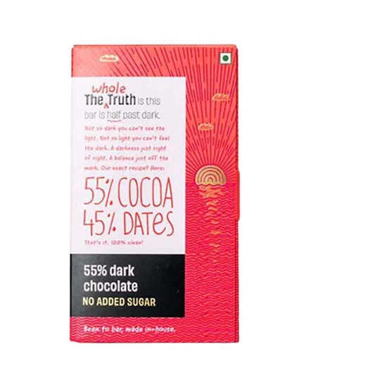 The Whole Truth Twt Dark Chocolate 55% Base, 80 Gm