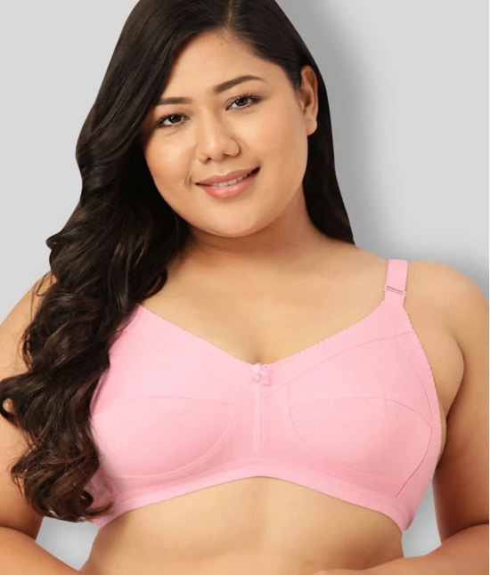 Leading Lady - Pink Cotton Non - Padded Womens Everyday Bra ( Pack of 1 ) - 48B