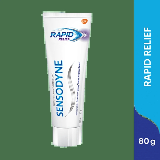 Sensodyne Rapid Relief Toothpaste, 80 gm