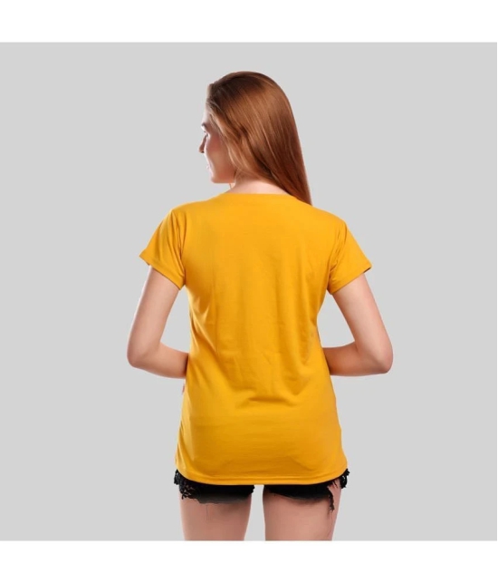 Elina Yellow Cotton Tees - Single - None