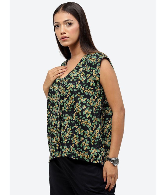 Baawri - Green Rayon Women's A-Line Top ( Pack of 1 ) - None