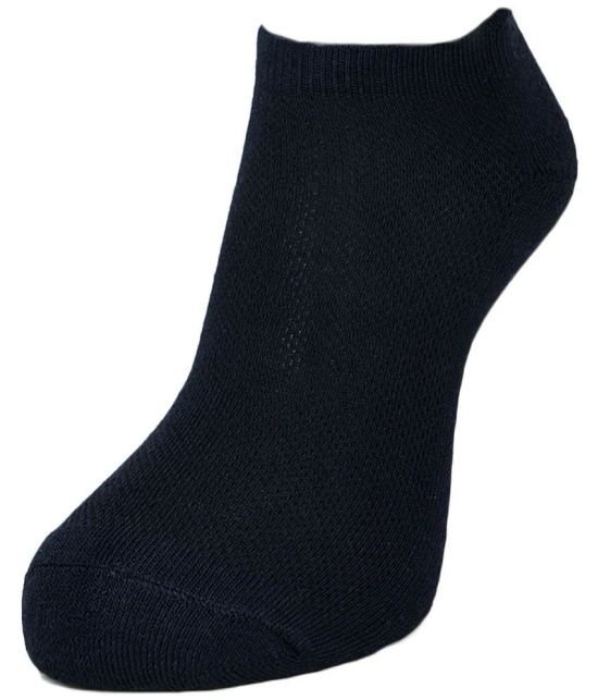 Dollar Cotton Blend Mens Self Design Dark Grey Ankle Length Socks ( Pack of 3 ) - Dark Grey