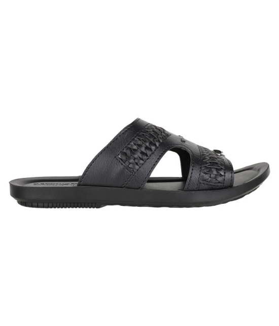 Aerowalk Black Slippers - 6