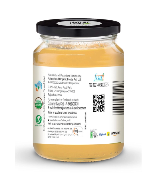 Natureland Organics Mango Jam And Pineapple Jam Combo, 250 gm Each - Pack of 2