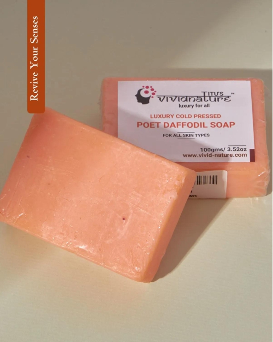 Cold Process Handmade Soap | Soap For All Skin Types | Poet Daffodil Soap