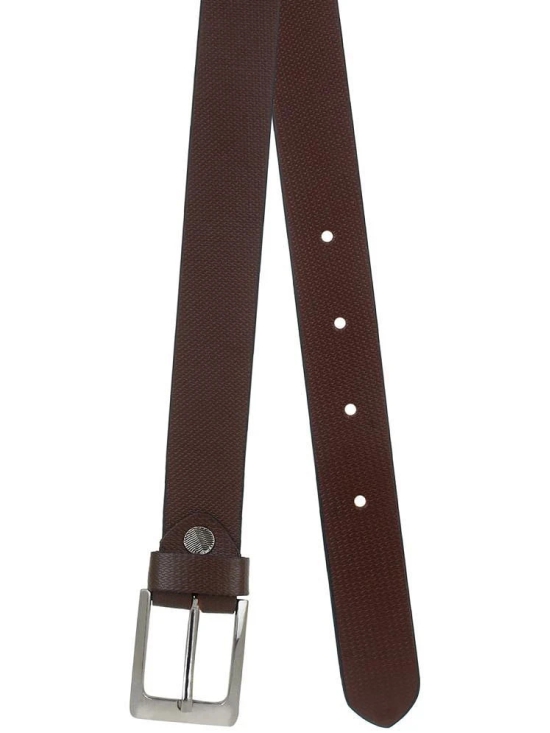 Zacharias Boys Genuine Leather Belt for kids kb-009_Brown (Pack of 1) - None