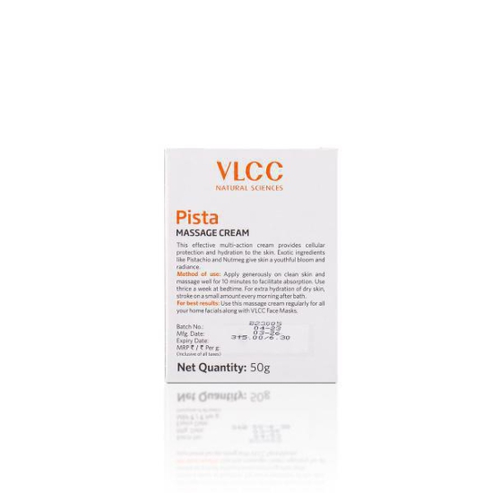 VLCC Pista Massage Cream - Normal to Dry Skin - 50 g