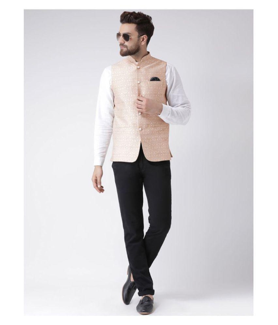 Hangup Multi Polyester Blend Nehru Jacket - None