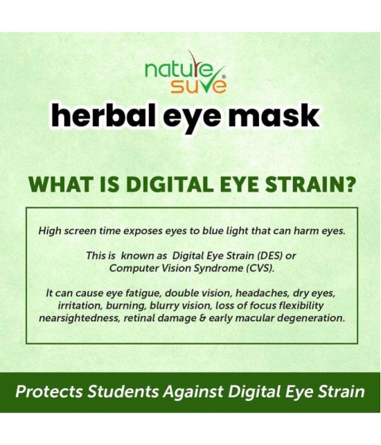 Nature Sure Herbal Eye Mask for Digital Eye Strain in Students  - Eye Mask 1 no.s