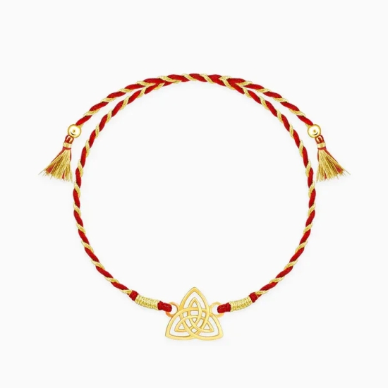 Golden Trinity Rakhi