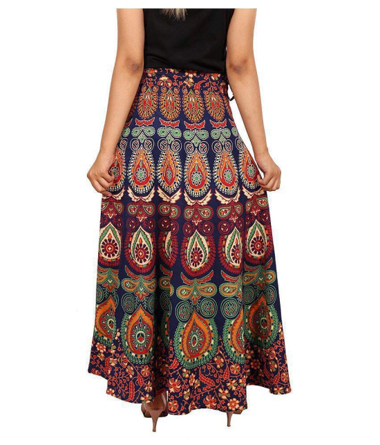 Rangun Cotton A-Line Skirt - Multi Color - 33-36