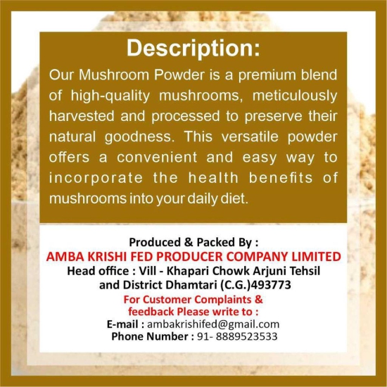 Mushroom Powder (100 gm)