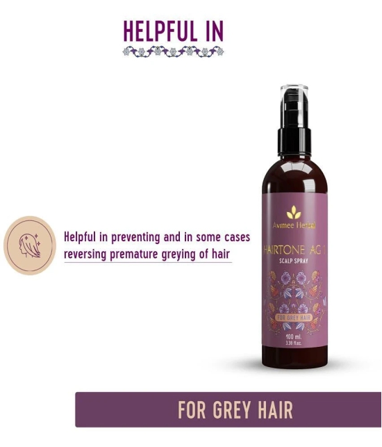 Avimee Herbal Hairtone AG1 Scalp Spray | With Indigo, Hibiscus Extracts | Nutrition For Hair | 100ml