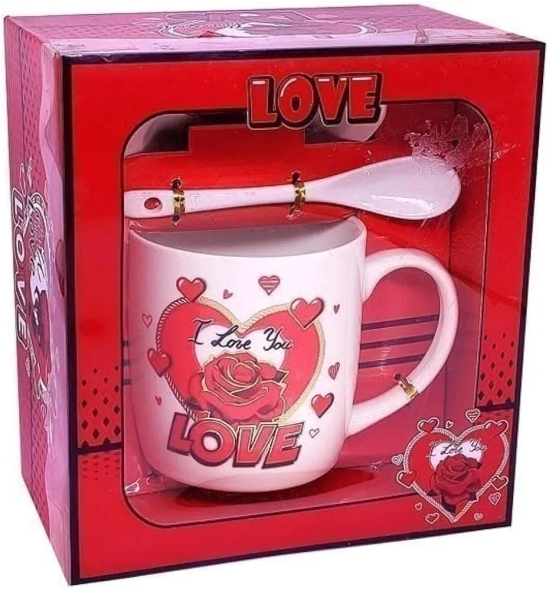 Romantic Couple Gift Set: Includes a Mug & Spoon