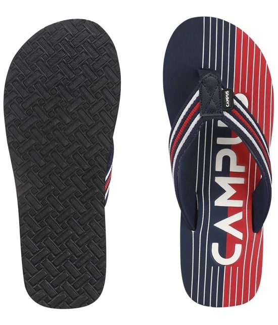 Campus - Blue Mens Thong Flip Flop - None