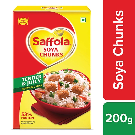 Saffola Soya Chunks, 200 Gm