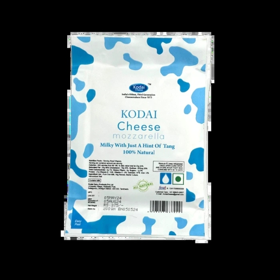 Kodai Mozzarella Cheese, 200 Gm