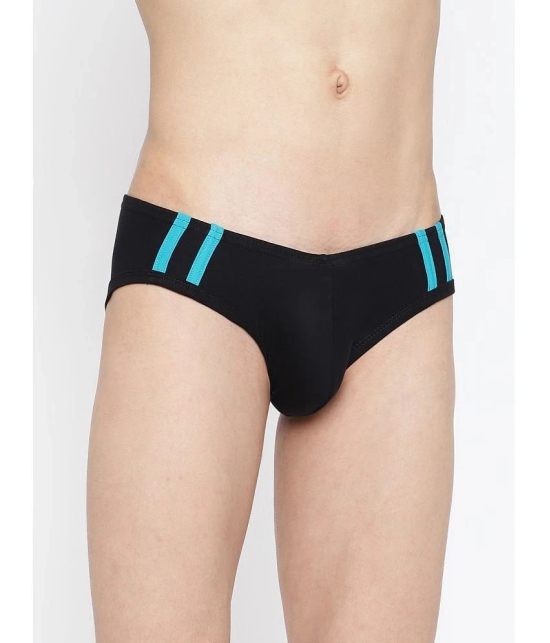 La Intimo Cotton Mens Bikini ( Black ) - None