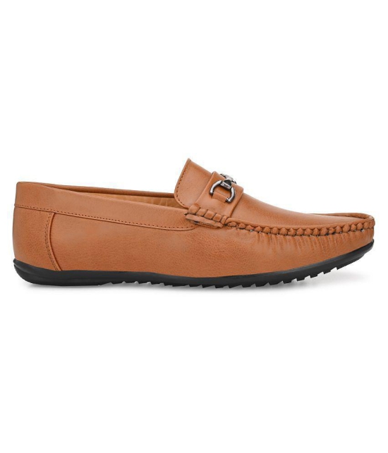 Leeport - Brown Men's Driving loafers - 11