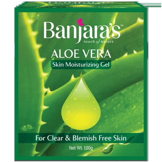 Banjaras Aloevera Skin Moisturizing Gel, 100 gms