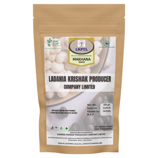 Ladania Makhana (Fox Nuts) - 200 gm