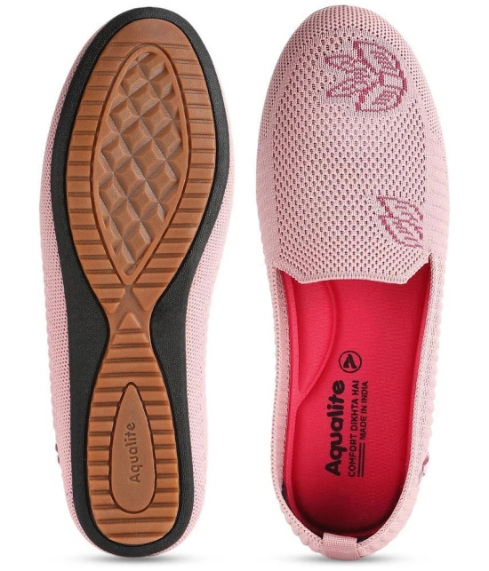 Aqualite Pink Womens Slip On - None