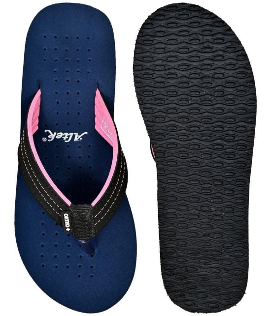 Altek - Navy Blue Womens Flip Flop - None