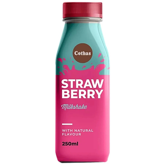 Cothas Strawberry Milkshake, 250 Ml