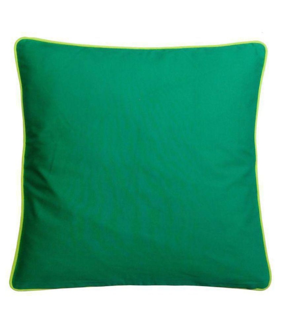 Hugs'n'Rugs Single Cotton Cushion Covers 40 x 40 cm (16 x 16) - Green