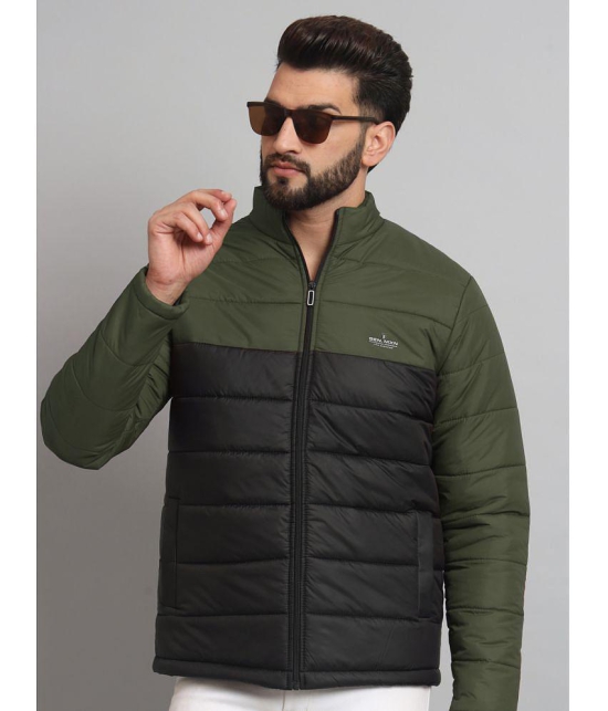 MXN Polyester Mens Quilted & Bomber Jacket - Black ( Pack of 1 ) - None