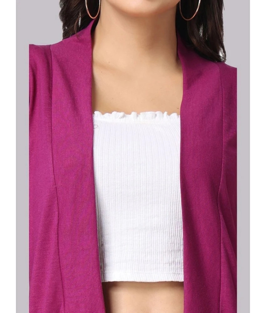 Affair Cotton Shrugs - Purple Single - None