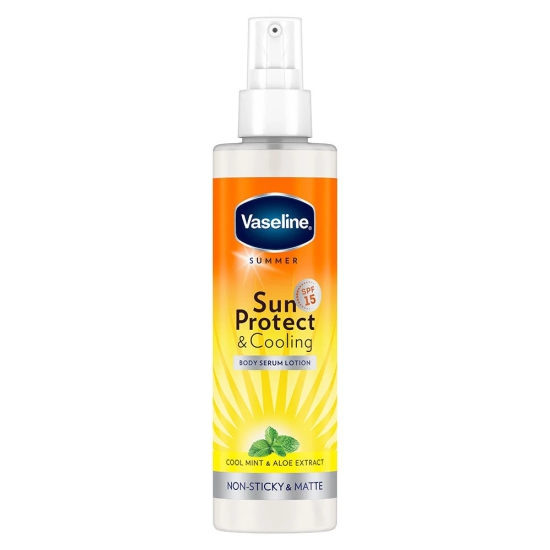 Vaseline Sun Protect & Cooling Spf 15 Body Serum Lotion 90 Ml