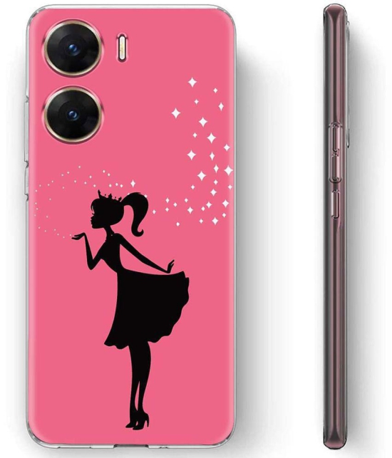 Fashionury Multicolor Printed Back Cover Silicon Compatible For Vivo V29e ( Pack of 1 )