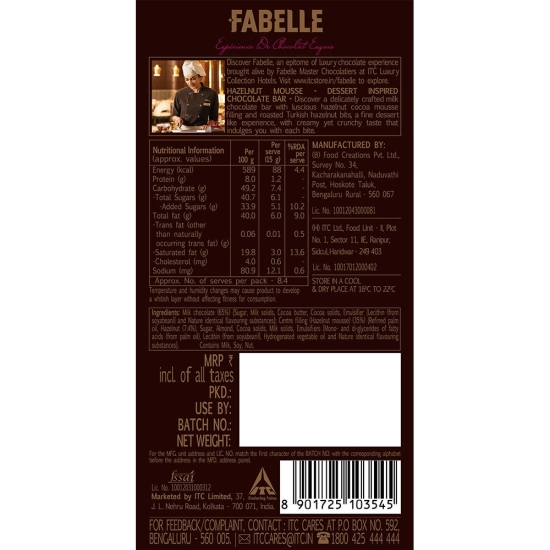 Fabelle Hazelnut Mousse-Fabelle Hazelnut Mousse