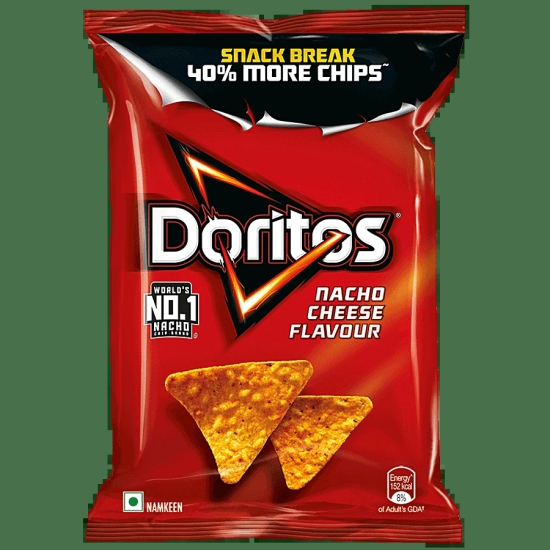 Doritos Nacho Chips - Nacho Cheese Flavour, 44 G Pouch