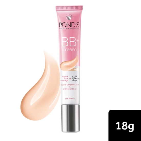 PondS Bb+ Cream Instant Spot Coverage + Light Make-Up Glow Ivory 18G