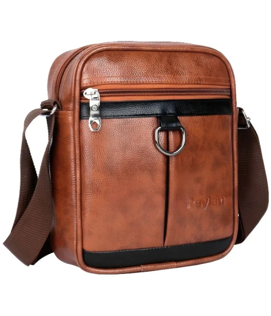 Raylan Tan Solid Messenger Bag - Tan