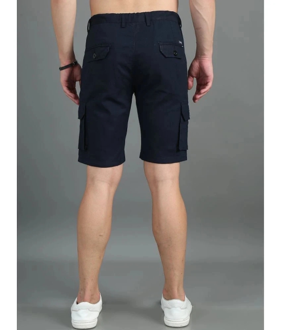 Paul Street Navy Linen Mens Shorts ( Pack of 1 ) - None