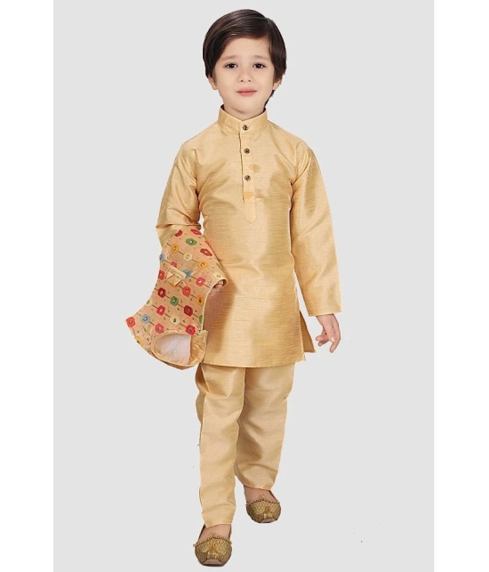 Arshia Fashions - Gold Cotton Blend Boys ( Pack of 1 ) - None