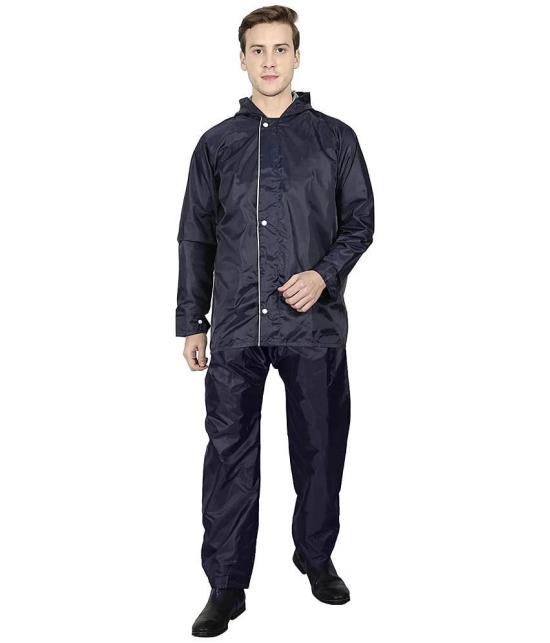 Goodluck Raincoat Set - Navy - None