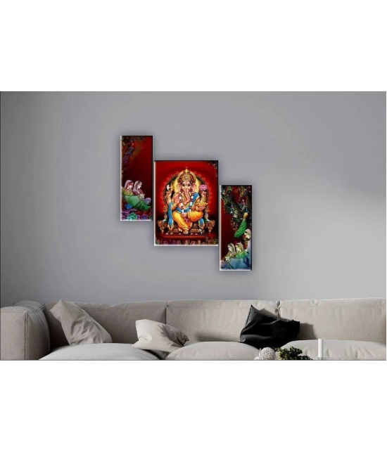 Saf Ganesha modern art MDF Painting Without Frame