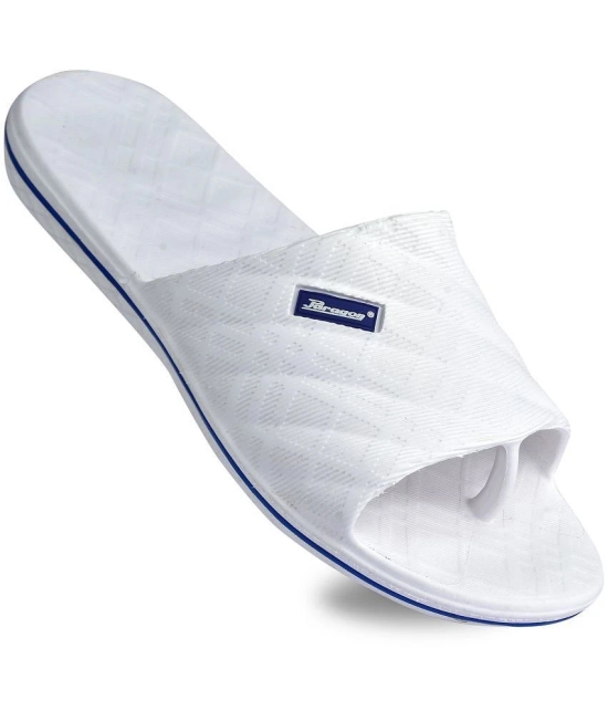 Paragon White Mens Slide Flip Flop - None