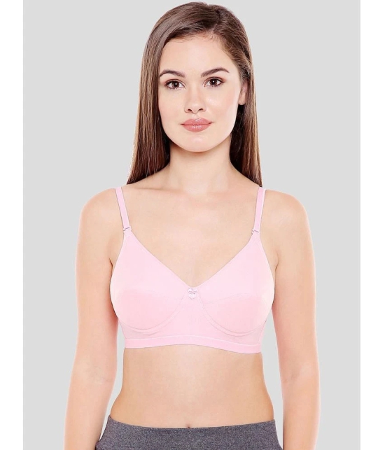 Bodycare Pink Cotton Lightly Padded Womens Everyday Bra ( Pack of 1 ) - None